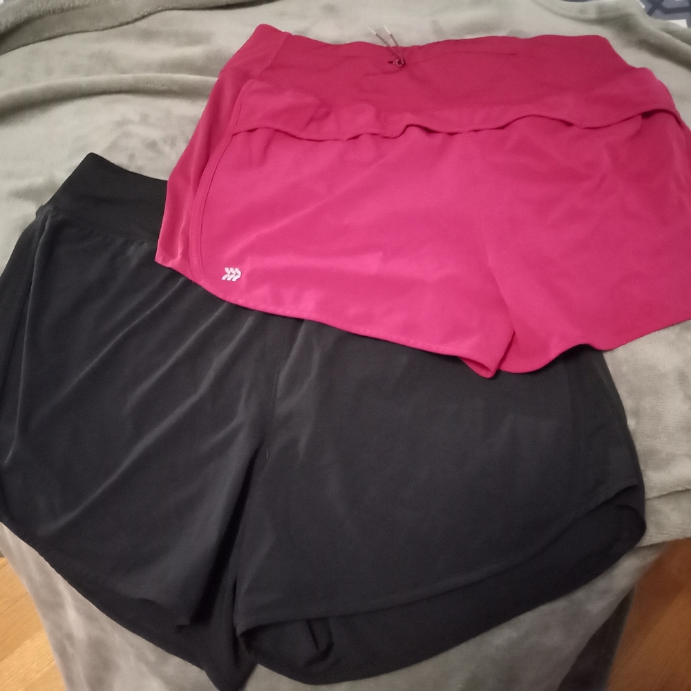 All In Motion 2 pair gym shorts